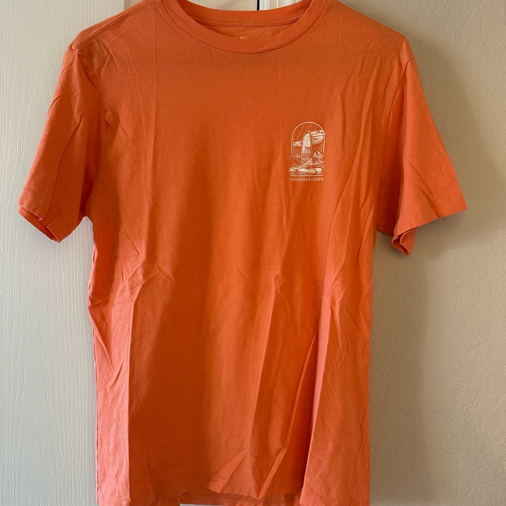 Vineyard Vines Bright Orange Short-Sleeve Graphic Tee